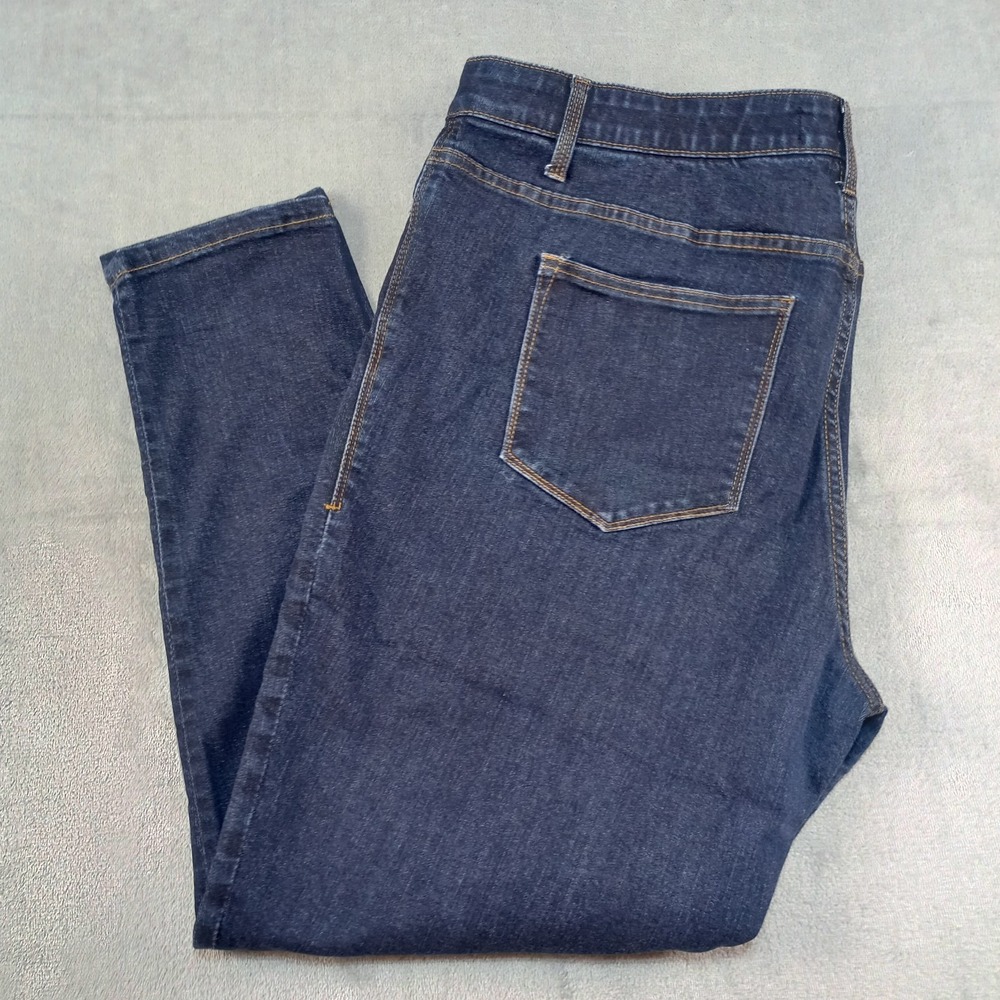 LuLaRoe Skinny Jeans Women's 42 Blue Stretch Denim Comfort Waistband High Rise